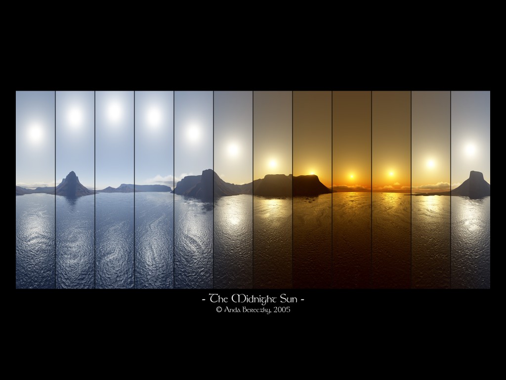 sol de mitjanit