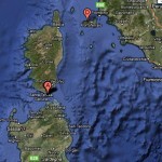 Mapa de Córsega-Sardenya
